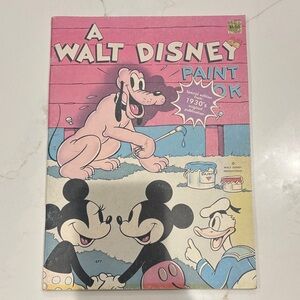 Vintage 1960s Walt Disney Paint Book